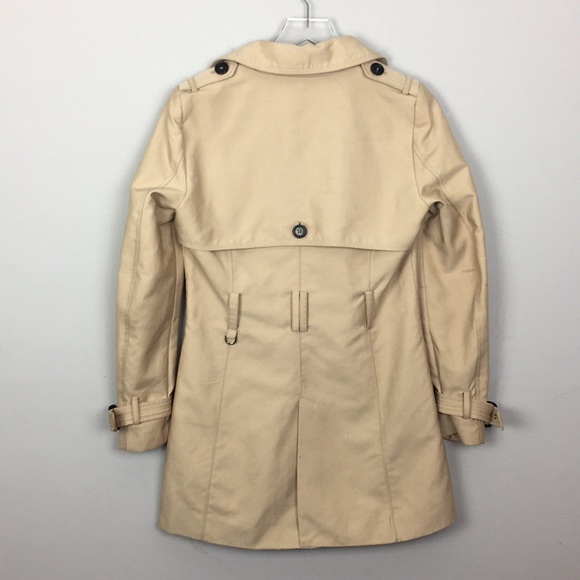 Zara Woman Size S Knee Length Trench Coat - Picture 4 of 6